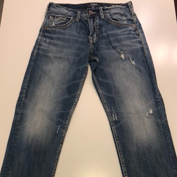 SILVER EMC DENIM EDDIE - BNWOT - Picture 5 of 13
